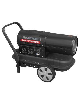 Space Warmer® Kerosene/Diesel Heater with Wheels 70,000Btu/hr