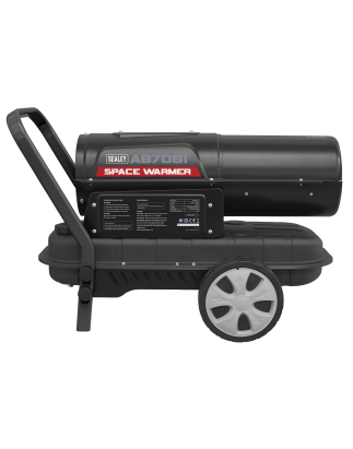 Space Warmer® Kerosene/Diesel Heater with Wheels 70,000Btu/hr