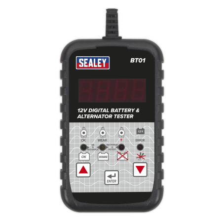 Testeur numérique de batterie et d'alternateur 12V