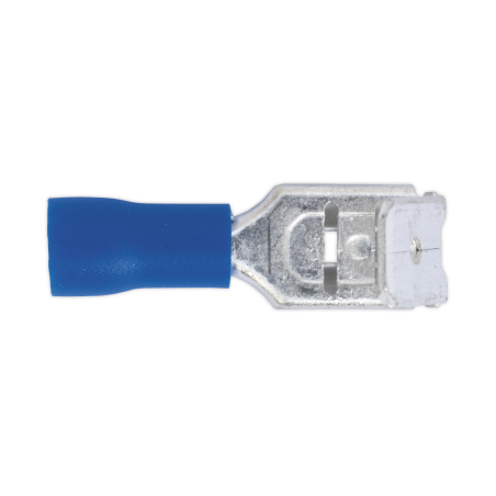 Borne Piggy-Back 6,3 mm Bleu Paquet de 100