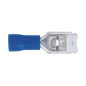 Piggy-Back Terminal 6.3mm Blue Pack of 100