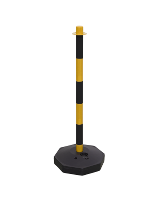 Black/Yellow Post with Base