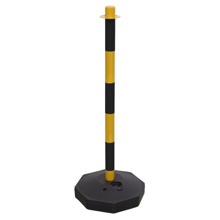 Black/Yellow Post with Base