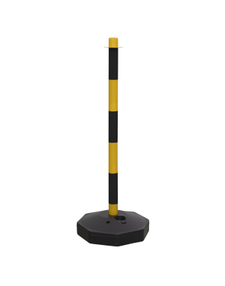 Black/Yellow Post with Base