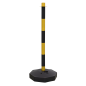 Black/Yellow Post with Base