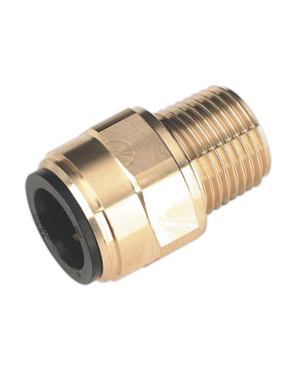 Speedfit® Brass Straight Adaptor 15mm x 1/2"BSPT