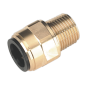 Speedfit® Brass Straight Adaptor 15mm x 1/2"BSPT