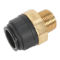 Speedfit® Brass Straight Adaptor 28mm x 1"BSPT