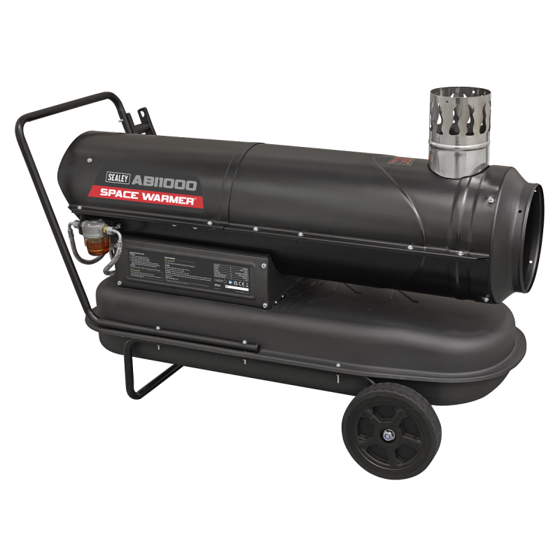 Space Warmer® Indirect Kerosene/Diesel Heater 102,000Btu/hr with Wheels