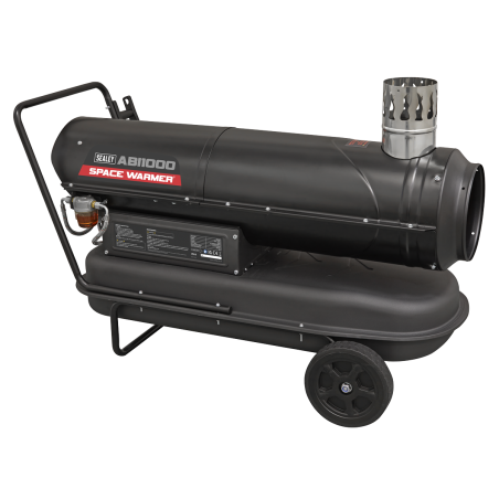 Space Warmer® Indirect Kerosene/Diesel Heater 102,000Btu/hr with Wheels