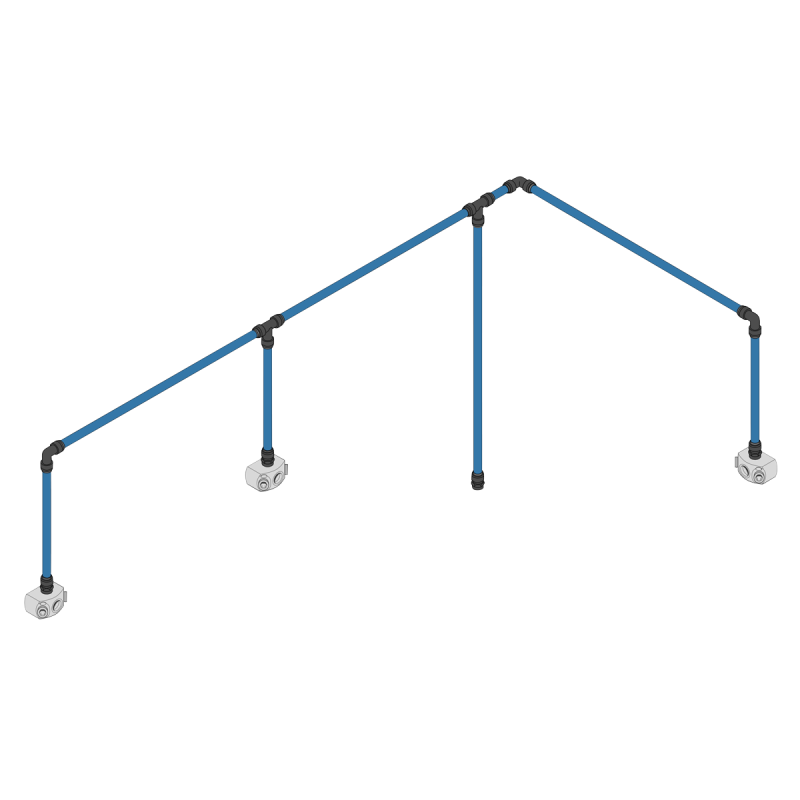 Speedfit® 18m 3-Drop Air Supply System Kit
