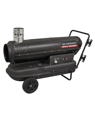 Space Warmer® Indirect Kerosene/Diesel Heater 102,000Btu/hr with Wheels