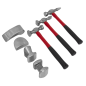 Drop-Forged Panel Beating Set with Fibreglass Shafts 7pc