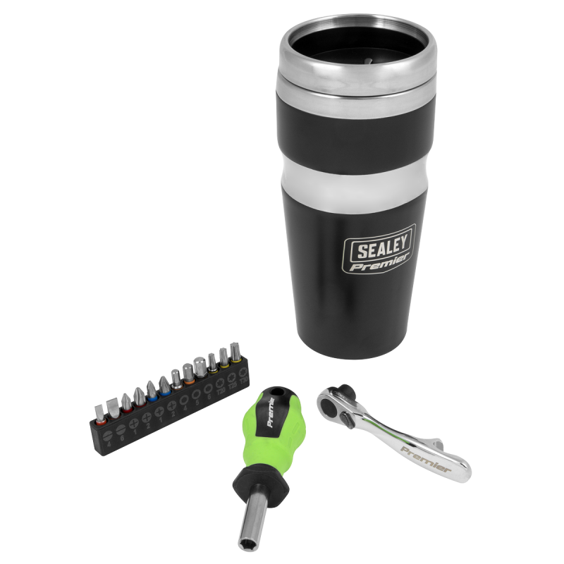 Travel Mug with Tool Kit