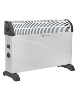 Convector Heater with 3 Heat Settings Thermostat 2000W/230V