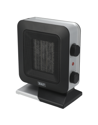 Ceramic Fan Heater with 2 Heat Settings 1400W/230V