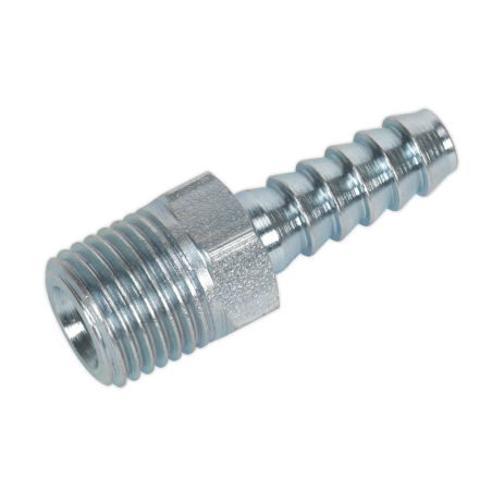 PCL Screwed Tailpiece Male 1/4"BSPT - 1/4" Hose - Pack of 5