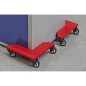 Chariots de transport d'angle, capacité de 150 kg, lot de 4