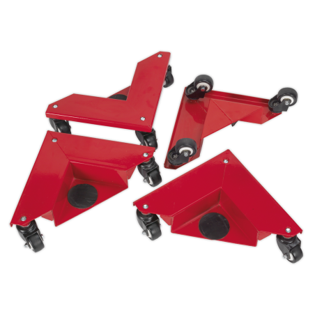 Corner Transport Dollies 150kg Capacity - Set of 4