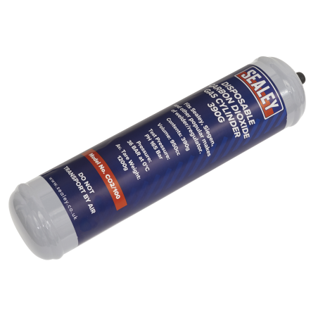 Bouteille de dioxyde de carbone jetable 390 g - Boîte de 12