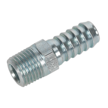 PCL Screwed Tailpiece Male 1/4"BSPT - 3/8" Hose - Pack of 5