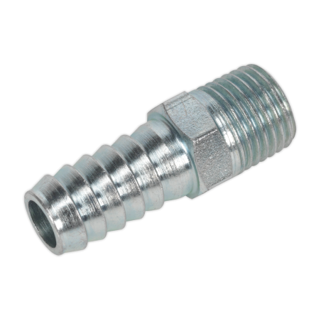 PCL Screwed Tailpiece Male 1/4"BSPT - 3/8" Hose - Pack of 5