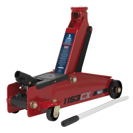 Long Reach Heavy-Duty Trolley Jack 3 Tonne