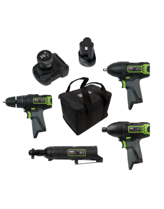 4 x 10.8V SV10.8 Series Cordless Combo Kit - 2 Batteries