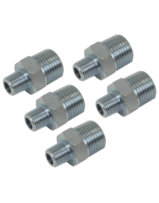 PCL Reducing Union 1/2"BSPT to 1/4"BSPT - Pack of 5