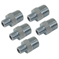 PCL Reducing Union 1/2"BSPT to 1/4"BSPT - Pack of 5