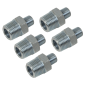 PCL Reducing Union 1/2"BSPT to 1/4"BSPT - Pack of 5