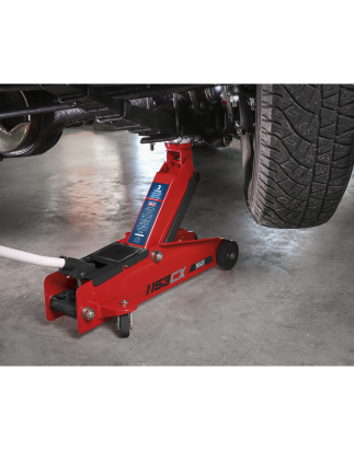 Long Reach Heavy-Duty Trolley Jack 3 Tonne