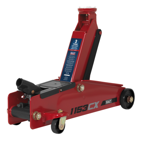 Long Reach Heavy-Duty Trolley Jack 3 Tonne