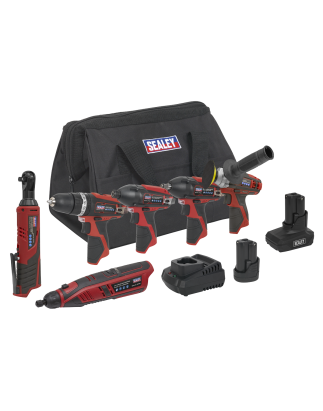 6 x 12V SV12 Series Cordless Power Tool Combo Kit