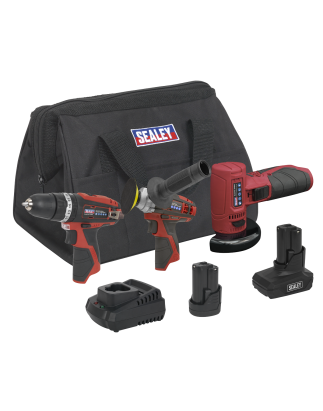 3 x 12V SV12 Series Cordless Power Tool Combo Kit