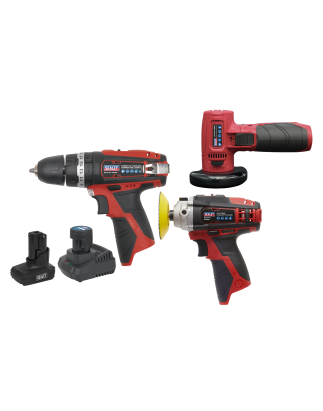 3 x 12V SV12 Series Cordless Power Tool Combo Kit