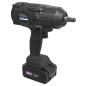 Cordless Impact Wrench 18V 4Ah Lithium-ion 1/2"Sq Drive