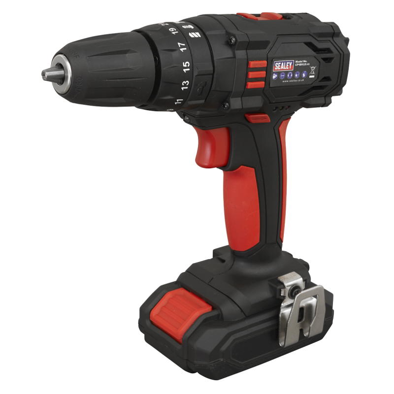 18V Ø10mm Cordless Combi Drill