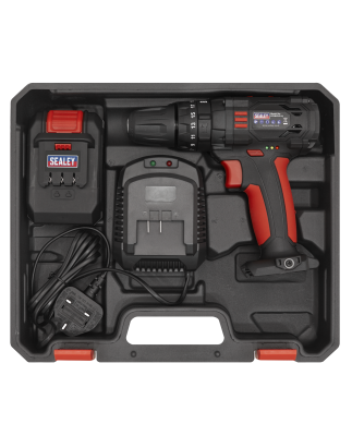 18V Ø10mm Cordless Combi Drill