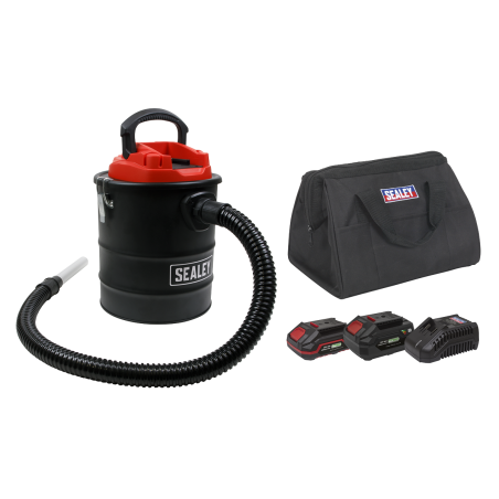 Handheld Ash Vacuum Cleaner 20V SV20 Series 15L Kit - 2 Batteries