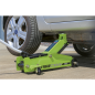 Long Reach Heavy-Duty Trolley Jack 3 Tonne - Green