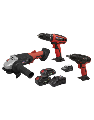 3 x Tool Cordless Combo Kit 20V SV20 Series