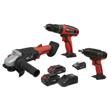 3 x Tool Cordless Combo Kit 20V SV20 Series