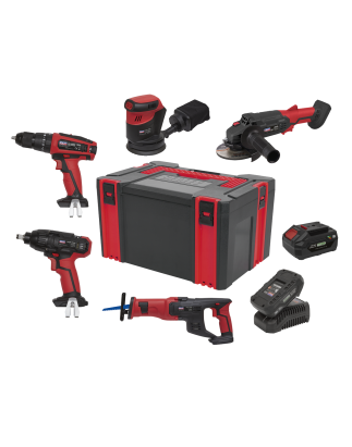 5 x 20V SV20 Series Cordless Tool Combo - 2 Batteries