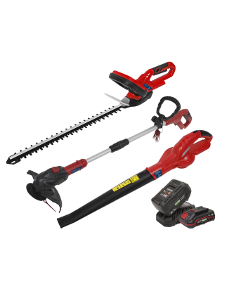 Kit d'outils électriques de jardin série SV20 3 x 20 V - 2 piles