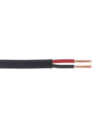 Automotive Cable Thick Wall Flat Twin 2 x 1mm² 14/0.30mm 30m Black