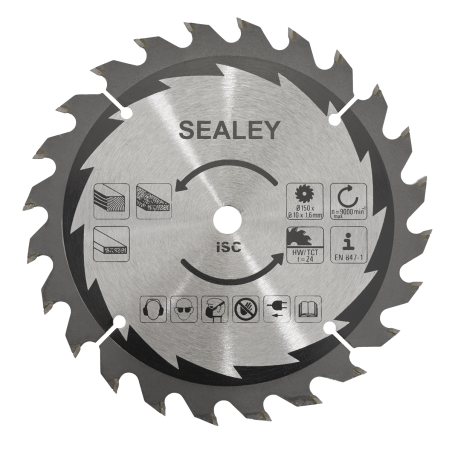 Cut-Off Saw Blade Ø150 x 1.6mm/Ø10mm 24tpu