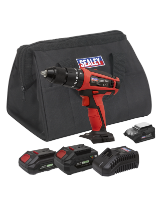 Combi Drill Kit Ø13mm 20V SV20 Series - 2 Batteries