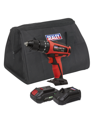 Combi Drill/Driver Kit Ø13mm 20V 2Ah SV20 Series Lithium-ion