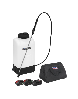 Cordless Garden Backpack Sprayer 20V SV20 Series 15L – 2 Batteries